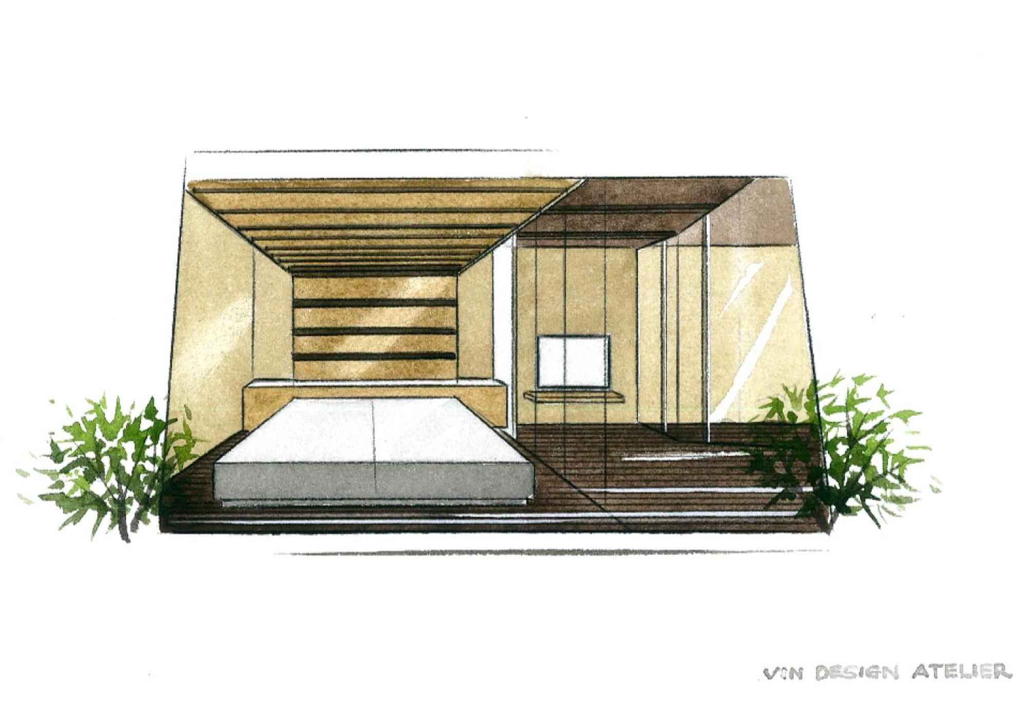 Amane Resort Seikai Beppu Quarto foto A conceptual sketch of the proposed station.